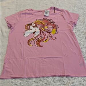The Children's Place Pink Unicorn Tee
